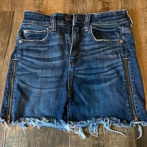 American eagle jean skirt